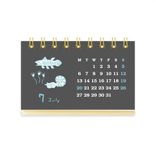Load image into Gallery viewer, 2024 Business Card Size Calendar Dinosaur Parade :4510180570706
