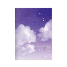 Load image into Gallery viewer, RYU RYU ﾘｭﾘｭ ﾉｰﾄ A5 空時間 夜の灯 a5 b5 方眼 罫線 横罫 無地 付箋 ﾒﾓ帳 かわいい おしゃれ 小さい ﾘﾝｸﾞ ｷｬﾗｸﾀｰ  ｽｹｼﾞｭｰﾙ帳 手帳のﾀｲﾑｷｰﾊﾟｰ :4510180919192
