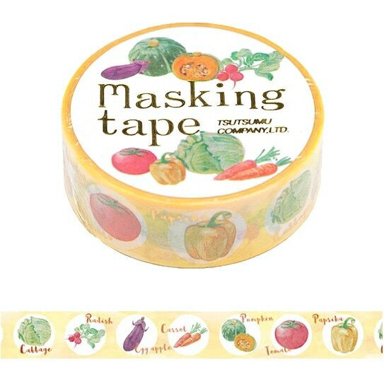 TUTUMU 包むｴﾑｽﾞ ｼｰﾙ ･ ﾏｽｷﾝｸﾞﾃｰﾌﾟ 野菜 ｲｴﾛｰ ｻｰｸﾙﾍﾞｼﾞﾀﾌﾞﾙ 15mm ｼｰﾙ帳 福袋 丸 おしゃれ ｱﾙﾊﾞﾑ ﾃﾞｺﾚｰｼｮﾝ ﾊｰﾄ 大量 ｽﾃｯｶｰ ｽﾏﾎ ごほうび 花 かわいい  ｽｹｼﾞｭｰﾙ帳 手帳のﾀｲﾑｷｰﾊﾟｰ :4512427006924