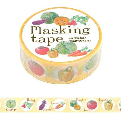 TUTUMU 包むｴﾑｽﾞ ｼｰﾙ ･ ﾏｽｷﾝｸﾞﾃｰﾌﾟ 野菜 ｲｴﾛｰ ｻｰｸﾙﾍﾞｼﾞﾀﾌﾞﾙ 15mm ｼｰﾙ帳 福袋 丸 おしゃれ ｱﾙﾊﾞﾑ ﾃﾞｺﾚｰｼｮﾝ ﾊｰﾄ 大量 ｽﾃｯｶｰ ｽﾏﾎ ごほうび 花 かわいい  ｽｹｼﾞｭｰﾙ帳 手帳のﾀｲﾑｷｰﾊﾟｰ :4512427006924