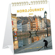 GREETINGLIFE ｸﾞﾘｰﾃｨﾝｸﾞﾗｲﾌ 2024年1月始まり ｶﾚﾝﾀﾞｰ A6 卓上ｶﾚﾝﾀﾞｰ NOROJOURNEY 旅する猫と12ヵ月 ﾉﾛｼﾞｬｰﾆｰ C-1523-NH ﾓｰﾒﾝﾄ ﾁｮｰｸﾎﾞｰｲ 大人かわいい おしゃれ かわいい 可愛い 手帳ｶﾊﾞｰ ｻｲｽﾞ :4515968328197