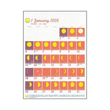 Load image into Gallery viewer, 26-Month Moon Phase Wall Calendar - Greeting Life (Greeting Life) GreetingLife (Greeting Life) :4515968339681

