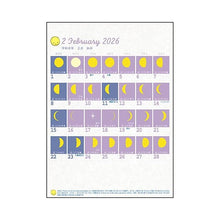 Load image into Gallery viewer, 26-Month Moon Phase Wall Calendar - Greeting Life (Greeting Life) GreetingLife (Greeting Life) :4515968339681
