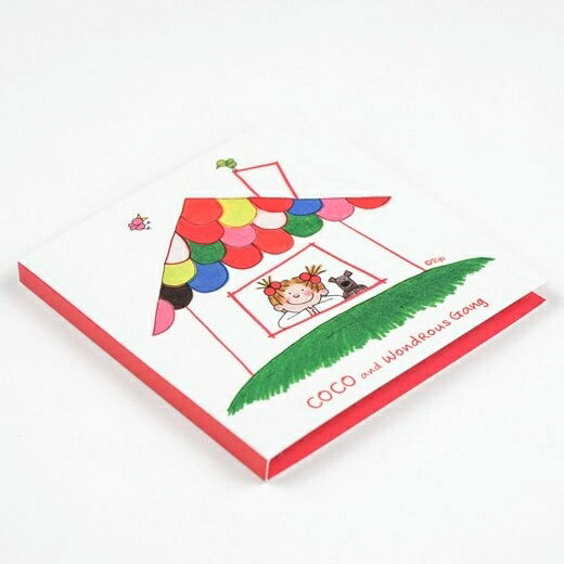 GREETING LIFE CoCo Chan Book-Type Sticky Notes (House) - Sticky Notes, Post-it, Cute, Stylish, Speech Bubble, Small, Character, Memo Pad, Schedule Book, Notebook Timekeeper: 4515968530545