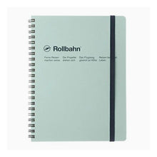 Load image into Gallery viewer, ロルバーンポケット付メモA5 ライトブルー rollbahn
