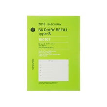 Load image into Gallery viewer, スケジュール帳 2018 DELFONICS デルフォニックス 2018年1月始まり(2017年10月始まり) 手帳 週間レフト式(ホリゾンタル) B6 ダイアリー リフィル B6 タイプB 2017 2018 マンスリー キャラクター 可愛い 手帳のタイムキーパー :4516085205828
