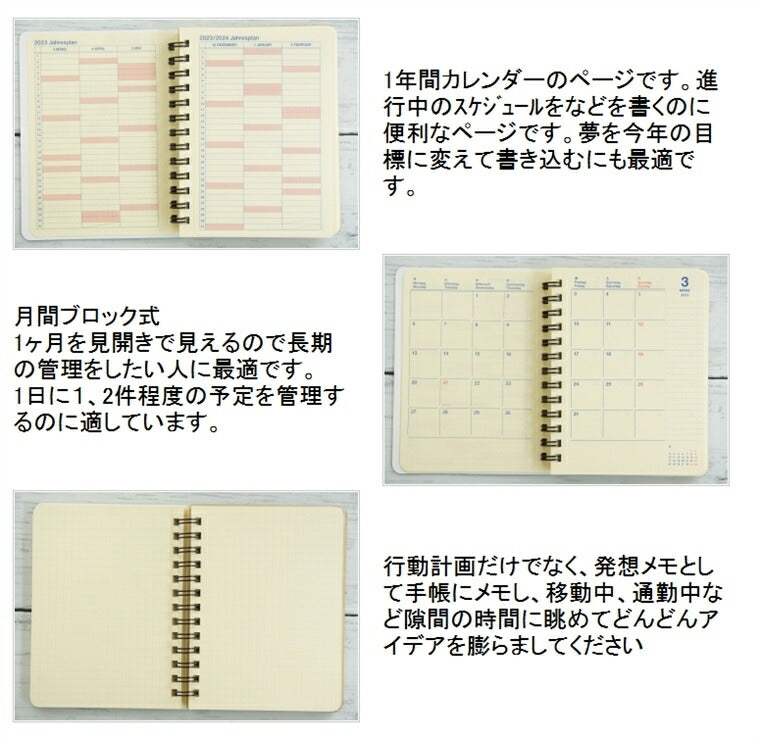 DELFONICS ﾃﾞﾙﾌｫﾆｯｸｽ 2024年4月始まり(2024年3月始まり) 手帳 月間式(月間ﾌﾞﾛｯｸ) A6 ﾛﾙﾊﾞｰﾝﾀﾞｲｱﾘｰ 無地 ｽｺﾗ M ﾎﾟｹｯﾄ付ﾒﾓ 大人かわいい おしゃれ かわいい 可愛い 手帳ｶﾊﾞｰ ｻｲｽﾞ  ｽｹｼﾞｭｰ :4516085274107