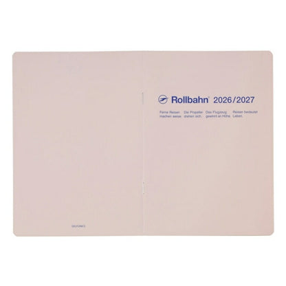【セット購入で送料無料】 DELFONICS ﾃﾞﾙﾌｫﾆｯｸｽ 2026 3月始まり (2026年4月始まり) 手帳 月間式(ﾌﾞﾛｯｸ) A5 ﾛﾙﾊﾞｰﾝ ﾉｰﾄﾀﾞｲｱﾘｰ 無地 ｽｺﾗ ｸﾘｱ 薄い 軽い ﾎﾁｷｽ綴じ ｼﾝﾌﾟﾙ 大人かわいい  ｽｹｼﾞｭｰﾙ帳 手帳 :4516085290350