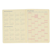 Load image into Gallery viewer, 【セット購入で送料無料】 DELFONICS ﾃﾞﾙﾌｫﾆｯｸｽ 2026 3月始まり (2026年4月始まり) 手帳 月間式(ﾌﾞﾛｯｸ) B6 ﾛﾙﾊﾞｰﾝ ﾉｰﾄﾀﾞｲｱﾘｰ ﾔﾐｰ Moji ﾚﾍﾞﾙｱｯﾌﾟ YasuyukiTAKAKI 薄い 大人かわいい  ｽｹｼﾞｭｰﾙ帳 手帳 :4516085273049
