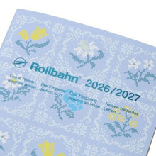 Load image into Gallery viewer, 【セット購入で送料無料】 DELFONICS ﾃﾞﾙﾌｫﾆｯｸｽ 2026 3月始まり (2026年4月始まり) 手帳 月間式(ﾌﾞﾛｯｸ) B6 ﾛﾙﾊﾞｰﾝ ﾉｰﾄﾀﾞｲｱﾘｰ ﾌﾗﾜｰ ﾌﾛｰﾗ ﾌｨﾙﾑ ｱｸｱ 薄い 軽い ﾎﾁｷｽ綴じ ｼﾝﾌﾟﾙ 大人かわいい  ｽｹｼﾞｭｰﾙ帳 :4516085268250
