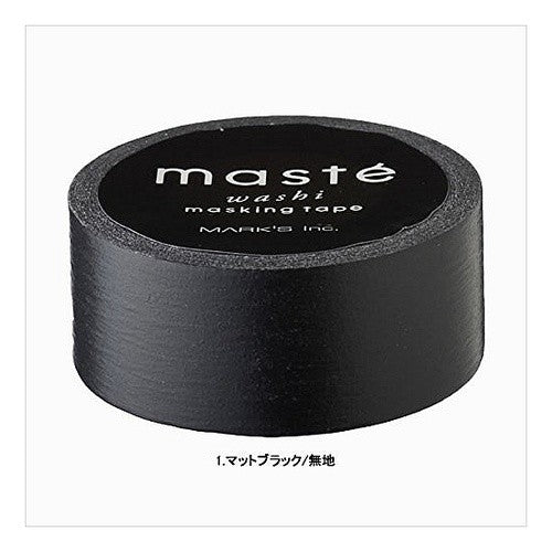マステ　マットブラック