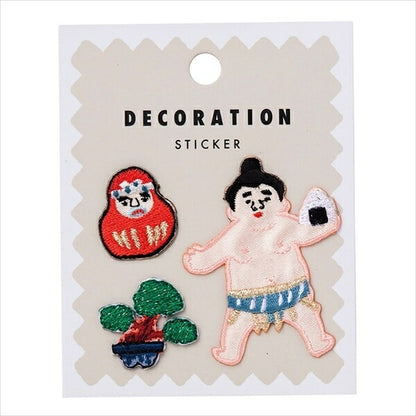 MARKS ﾏｰｸｽ ｼｰﾙ ･ 刺繍ｽﾃｯｶｰ･ｼﾞｬﾊﾟﾆｰｽﾞ ﾘｷｼ 力士 お相撲さん ｼｰﾙ帳 福袋 ｽｹｼﾞｭｰﾙ ﾃﾞｺ ｽﾃｯｶｰ ﾀﾞｲｱﾘｰ ごほうび 花 ｱﾙﾌｧﾍﾞｯﾄ　アップリケ　ワッペン　刺繍  ｽｹｼﾞｭｰﾙ帳 手帳のﾀｲﾑｷｰﾊﾟｰ :4516278976573