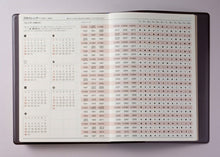 Load image into Gallery viewer, Schedule Book 2022 January Start TAKAHASHI Takahashi Schedule Book A5 68 10-Year Desk Diary Brown Takahashi Shoten Desk Diary 3-Year 5-Year Black Stylish Cute Character Schedule Book Cover Diary Size Schedule Book Timekeeper :9784471790684
