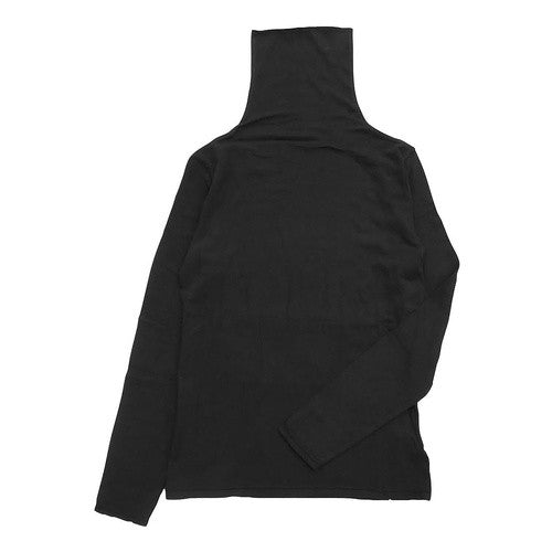 ＃UVボトルネック長袖Tシャツ　M　ブラッ : UV bottle neck long sleeve T-shirt M black : 4528653325005