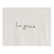 画像をギャラリービューアに読み込む, ＃プリントTシャツ ｵﾌﾎﾜｲﾄ M ｻｲｽﾞ La grace カジュアル フレンチテイスト 大人可愛い シンプル ﾍﾟｰｼﾞﾜﾝ :4528653689183
