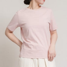 画像をギャラリービューアに読み込む, ＃無地 USAｺｯﾄﾝ 半袖 Tｼｬﾂ ﾋﾟﾝｸ M ｻｲｽﾞ クルーネック シンプル かわいい カジュアル ﾍﾟｰｼﾞﾜﾝ :4528653698482
