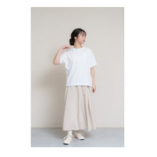 Load image into Gallery viewer, ﾌﾟﾚｰﾃｨﾝｸﾞ 天竺 半袖 Tｼｬﾂ L ｻｲｽﾞ ナチュラル コットン ゆったり リラックス カジュアル レディース 春夏 :4528653720664
