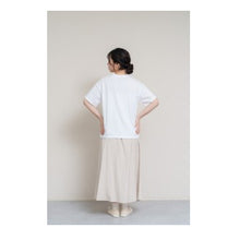 Load image into Gallery viewer, ﾌﾟﾚｰﾃｨﾝｸﾞ 天竺 半袖 Tｼｬﾂ L ｻｲｽﾞ ナチュラル コットン ゆったり リラックス カジュアル レディース 春夏 :4528653720664
