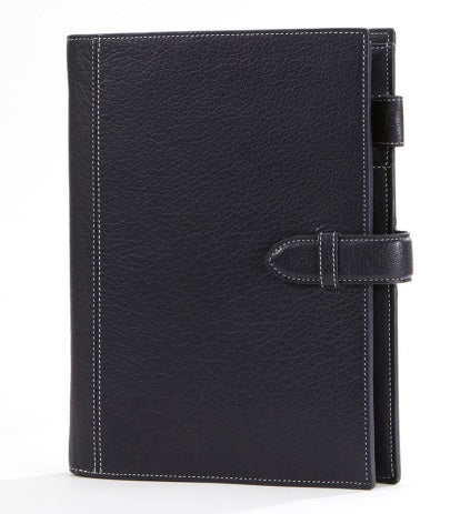 ＃ASHFORD システム手帳 A5 ディープ 19mm 3102 ネイビー 水牛革 バッファロー レザー アシュフォード 紺 ビジネス デスクサイズ 大容量 紺 :4535036644998