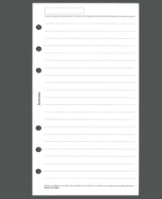 Load image into Gallery viewer, Color Memory Leaf 6.5mm Ruled White BIBLE Ashford Ashford: 4535036705569
