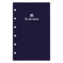 Load image into Gallery viewer, ASHFORD System Diary Refill Mini 6 (6-hole) Protector MINI6 Underlay 6-hole M5 Pocket Season Game Ring Genuine Leather Schedule Book Diary Timekeeper: 4535036714332
