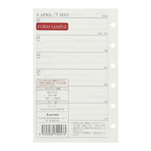 Load image into Gallery viewer, 1504-026_週間ﾀﾞｲｱﾘｰ 見開き2週間式 MINI6 Ashford(アシュフォード) :4535036722573
