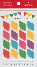 画像をギャラリービューアに読み込む, ORANGE AIRLINES ｵﾚﾝｼﾞｴｱﾗｲﾝ ｼｰﾙ ･ Favorite Stickers -Index Flag Basic  ｽｹｼﾞｭｰﾙ帳 手帳のﾀｲﾑｷｰﾊﾟｰ :4545623815816
