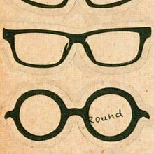 Load image into Gallery viewer, ORANGE AIRLINES Stickers - Favorite Stickers - Glasses (Spectacles) Sticker Book Lucky Bag Schedule Deco Sticker Diary Reward Flower Alphabet Schedule Book Organizer :4545623818831
