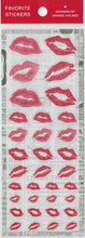 Load image into Gallery viewer, ORANGE AIRLINES Stickers - Lips &amp; Kiss Mark - Schedule Book/Planner Timekeeper :4545623818848
