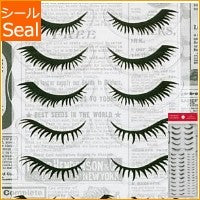 画像をギャラリービューアに読み込む, ＃Favorite Stickers -Eyelashes --- Village Vanguard(ヴィレッジヴァンガード) シール アイラッシュ : Favorite Stickers -Eyelashes :4545623818855
