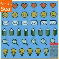 画像をギャラリービューアに読み込む, ＃Favorite Stickers -Pixel Smile --- フェイバリットステッカー クリアシール【ピクセルスマイル】 SL-062 : Favorite Stickers -Pixel Smile :4545623818916
