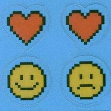 画像をギャラリービューアに読み込む, ＃Favorite Stickers -Pixel Smile --- フェイバリットステッカー クリアシール【ピクセルスマイル】 SL-062 : Favorite Stickers -Pixel Smile :4545623818916
