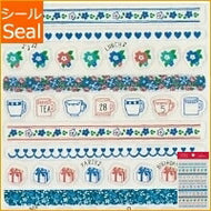 ORANGE AIRLINES ｵﾚﾝｼﾞｴｱﾗｲﾝ ｼｰﾙ ･ Favorite Stickers -Line Flower ﾅｲﾌとﾌｫｰｸ 花 ﾃﾞｻﾞｲﾝ文具 ｽｹｼﾞｭｰﾙ帳 手帳のﾀｲﾑｷｰﾊﾟｰ :4545623822111