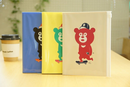[Discontinued Product, Limited Quantity] MARKS Marks Notebook Cover B6 Wonder Bear Zipper Pocket Spring 2019 Release, Discontinued, Limited Quantity. Use as a notebook cover. Slightly imperfect product. Schedule Book Time Keeper: 4550045004669