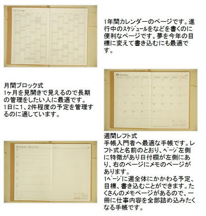 【3%OFF・期間限定】 MARKS ﾏｰｸｽ 2020年1月始まり(2019年12月始まり) 手帳 週間ﾚﾌﾄ式(ﾎﾘｿﾞﾝﾀﾙ) B6 ﾀｯｾﾙﾁｬｰﾑ付きｶﾊﾞｰ 大人かわいい　おしゃれ　可愛い キャラクター 手帳カバー edit ｴﾃﾞｨｯﾄ  ｽｹｼﾞｭｰﾙ帳 手帳のﾀ :4582354950584