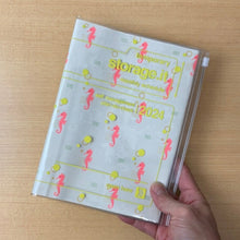 Load image into Gallery viewer, MARKS Mark's 2024 January Start (December 2023 Start) Planner Monthly (Monthly Block) A5 Storage.it Geometric Zodiac Abstract Paul &amp; Joe Adult Cute Stylish Cute Character Planner Cover Schedule Book Planner Time: 4550045049978
