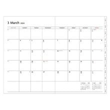 Load image into Gallery viewer, 【メール便送料無料】 MARKS ﾏｰｸｽ 手帳 2024年 4月 始まり (2024年3月始まり) 週間ﾊﾞｰﾃｨｶﾙ式(ﾊﾞｰﾁｶﾙ) B6 ｽｰﾌﾟﾙ ﾌﾟﾘｭｽ EDiT ｴﾃﾞｨｯﾄ  大人かわいい おしゃれ ﾗｲﾌﾛｸﾞ ﾀｽｸ 時間管理 ｽｹｼﾞｭｰﾙ帳 手帳のﾀｲﾑｷｰﾊﾟｰ :4550045080827
