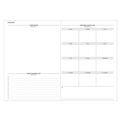 【メール便送料無料】 MARKS ﾏｰｸｽ 手帳 2024年 4月 始まり (2024年3月始まり) 週間ﾊﾞｰﾃｨｶﾙ式(ﾊﾞｰﾁｶﾙ) B6 ｽｰﾌﾟﾙ ﾌﾟﾘｭｽ EDiT ｴﾃﾞｨｯﾄ  大人かわいい おしゃれ ﾗｲﾌﾛｸﾞ ﾀｽｸ 時間管理 ｽｹｼﾞｭｰﾙ帳 手帳のﾀｲﾑｷｰﾊﾟｰ :4550045080827