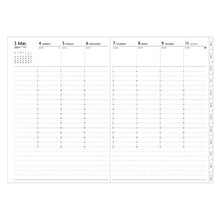 Load image into Gallery viewer, [Mail-bin Shipping Free] MARKS Planner 2024 April Start (March 2024 Start) Weekly Vertical B6 Nuance Color EDiT Adult Cute Stylish Life Log Task Time Management High Quality Schedule Book Timekeeper for Planners :4550045056235
