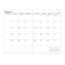 Load image into Gallery viewer, 【メール便送料無料】 MARKS ﾏｰｸｽ 手帳 2024年 4月 始まり (2024年3月始まり) 週間ﾚﾌﾄ式(ﾎﾘｿﾞﾝﾀﾙ) B6 ﾊｰﾄﾌｰﾌﾟ付きｶﾊﾞｰ ﾎﾞﾀﾝ ﾌﾗｯﾌﾟ ﾎﾟｰﾙｱﾝﾄﾞｼﾞｮｰ おしゃれ 大人かわいい かわいい ｽｹｼﾞｭｰﾙ帳 手帳のﾀｲﾑｷｰﾊﾟｰ :4550045070279
