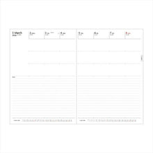 Load image into Gallery viewer, MARKS ﾏｰｸｽ 2026 2025年 12月始まり 手帳 週間ﾊﾞｰﾃｨｶﾙ式(ﾊﾞｰﾁｶﾙ) A5 ｴﾃﾞｨｯﾄ EDiT 週間ﾉｰﾄ  ｽｰﾌﾟﾙ ﾌﾟﾘｭｽ 3分割ﾊﾞｰﾁｶﾙ 大人かわいい おしゃれ かわいい  ｽｹｼﾞｭｰﾙ帳 手帳のﾀｲﾑｷｰﾊﾟｰ :4550045080704
