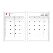 Load image into Gallery viewer, 【セット購入で送料無料】 MARKS ﾏｰｸｽ 2026 4月始まり 手帳 月間式(ﾌﾞﾛｯｸ) B6 NB ﾉｰﾄﾌﾞｯｸｶﾚﾝﾀﾞｰ S 縦型 ｶﾚﾝﾀﾞｰ ﾒﾓ 大人かわいい おしゃれ ｷｬﾗｸﾀｰ  ｽｹｼﾞｭｰﾙ帳 手帳のﾀｲﾑｷｰﾊﾟｰ :4550045080469
