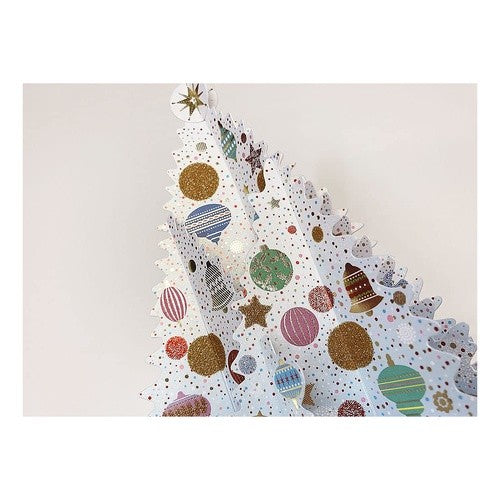 ＃サンリオ ＃ｸﾘｽﾏｽJX58-1（6） サンリオ(SANRIO) [サンリオ] クリスマスカード パール系白ツリー JX 58-1 S 7158 標準 : sanrio Christmas JX58-1 (6) :4550337088876