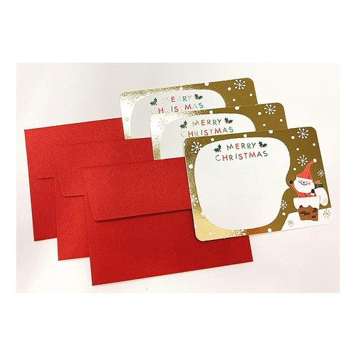 ＃サンリオ ＃XﾐﾆJXMN9-3(6) サンリオ(SANRIO) クリスマスカード メッセージカード ミニカード 金地煙突に入るサンタ グリーティングカード JXMN 9-3 SANRIO 526088 : sanrio X mini JXMN9-3(6) :4550337526088