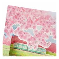＃サンリオ ＃ﾊﾙJSC10-4(3) サンリオ(SANRIO) メッセージカード 春カード 桜と菜の花電車 グリーティングカード 海外輸送可 JSC 10-4 SANRIO 688657 : sanrio Haru JSC10-4(3) :4550337688656