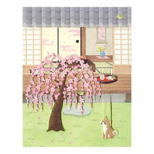 Load image into Gallery viewer, ＃サンリオ ＃ﾊﾙJSC13-4(3) サンリオ(SANRIO) メッセージカード 春カード 庭にしだれ桜と柴犬 グリーティングカード 海外輸送可 JSC 13-4 SANRIO 691097 : sanrio Haru JSC13-4(3) :4550337691090
