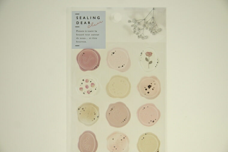 QLIA QLIA Seal / Sealing Deer Seal / Clear Pink Schedule Book Planner Timekeeper :4550391611836