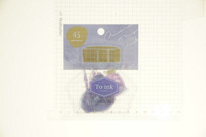 QLIA Cute Twinkling Stickers Glitter Purple - Schedule Book Timekeeper :4550391710409