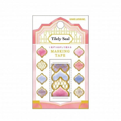 ＃PMTILELYﾏｽｷﾝｸﾞﾃｰﾌﾟ/PASTELMOROCCO PMTILELYマスキングテープ／PASTELMOROCCO カミオジャパン --- マスキングテープ[タイルリー 1枚づつはがせる マステ]PASTEL MOROCCO : PMTILELY m : PMTILELY masking tape/PASTELMO :4550432017917