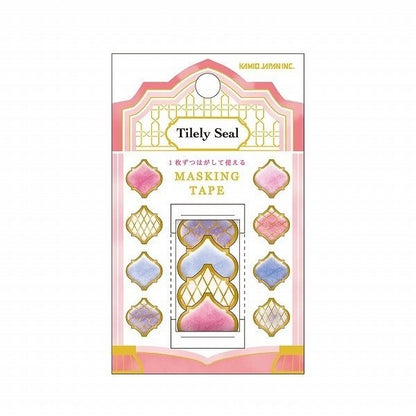 ＃PMTILELYﾏｽｷﾝｸﾞﾃｰﾌﾟ/PASTELMOROCCO PMTILELYマスキングテープ／PASTELMOROCCO カミオジャパン --- マスキングテープ[タイルリー 1枚づつはがせる マステ]PASTEL MOROCCO : PMTILELY m : PMTILELY masking tape/PASTELMO :4550432017917